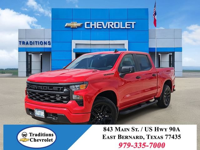 New 2026 Chevrolet Silverado 1500 Custom w/ Turbomax Blackout Package