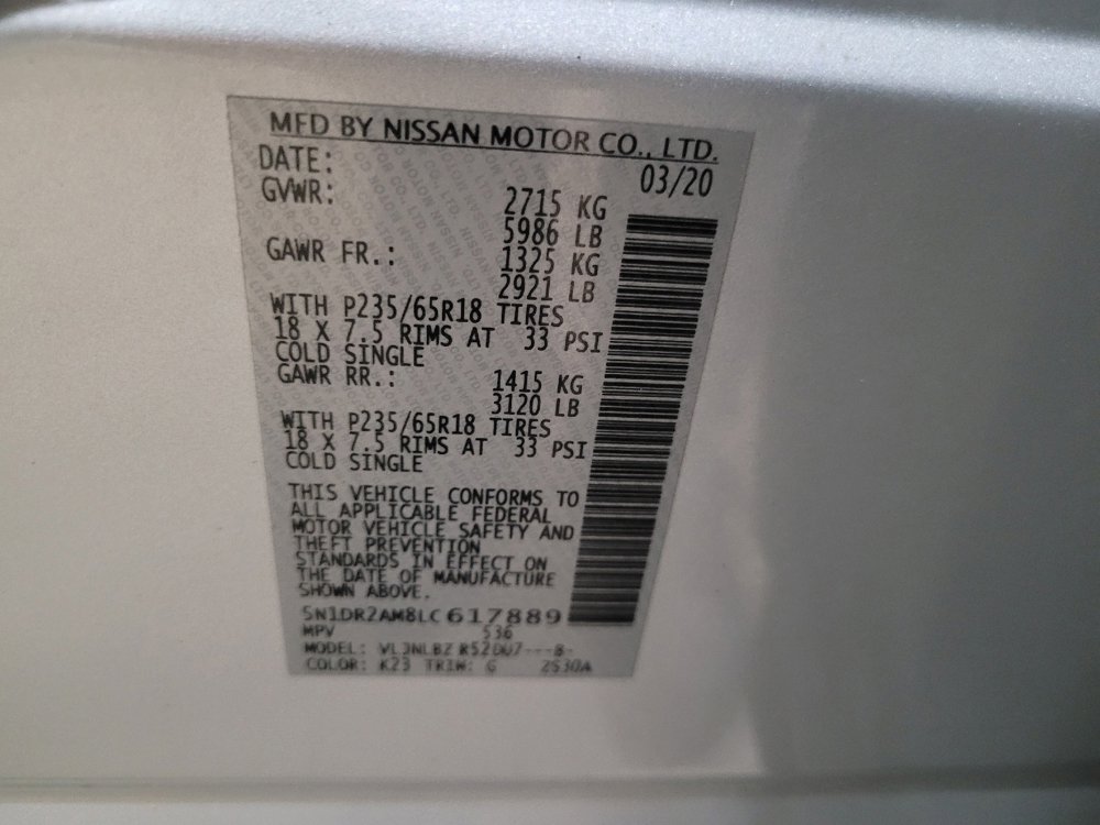 Used 2020 Nissan Pathfinder S image 33