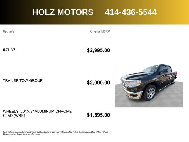 Used 2022 RAM 1500 Big Horn w/ Trailer Tow Group image 5
