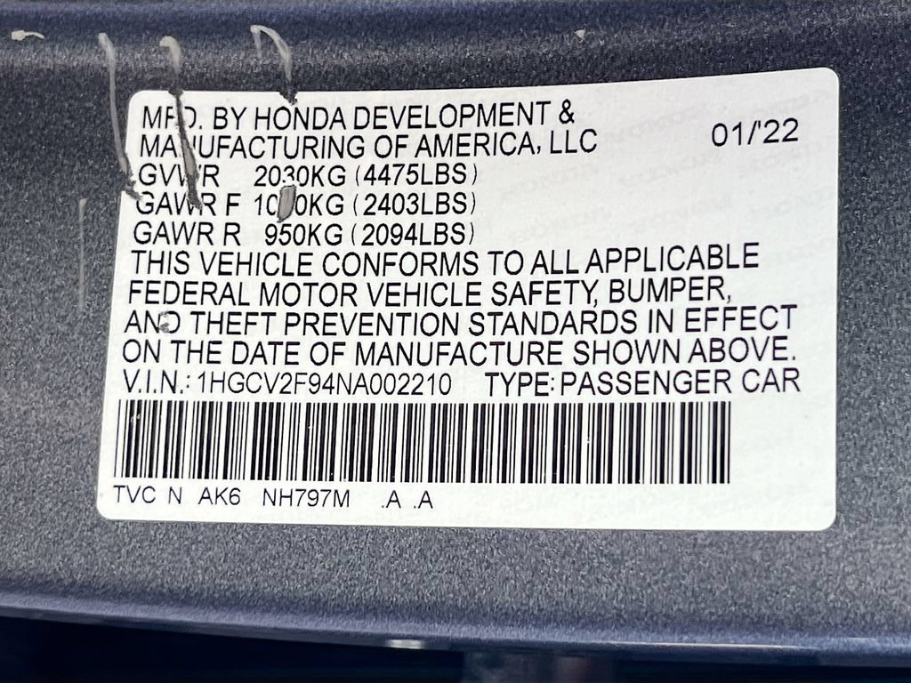 Used 2022 Honda Accord Touring image 33