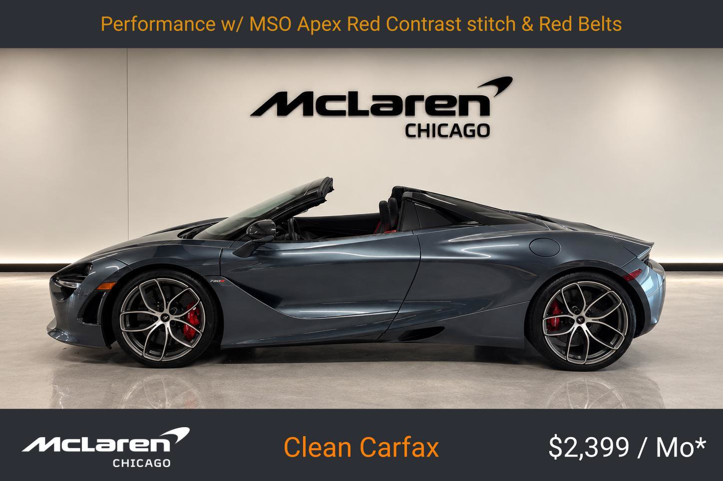 Used 2022 McLaren 720S Spider RWD image 1
