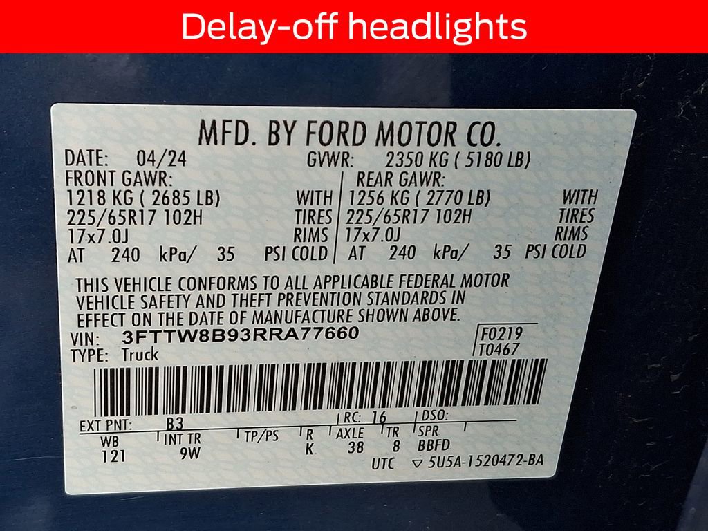 Used 2024 Ford Maverick XL w/ Equipment Group 100A Standard image 26