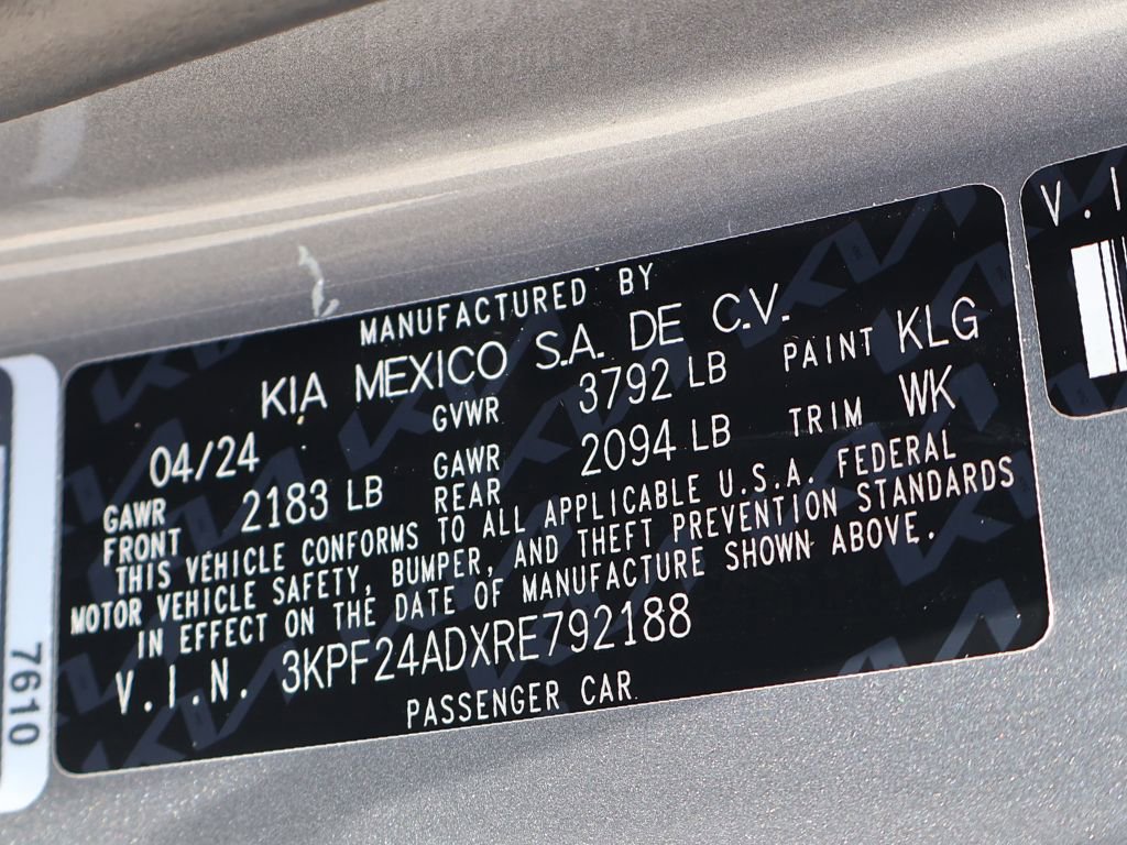 Used 2024 Kia Forte LXS FWD image 44