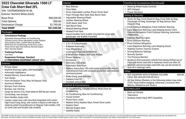 Certified 2022 Chevrolet Silverado 1500 LT AWD/4WD image 17