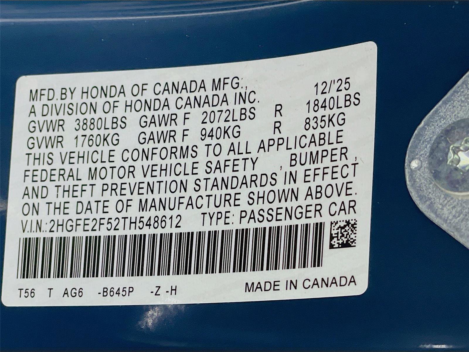 New 2026 Honda Civic Sport image 23