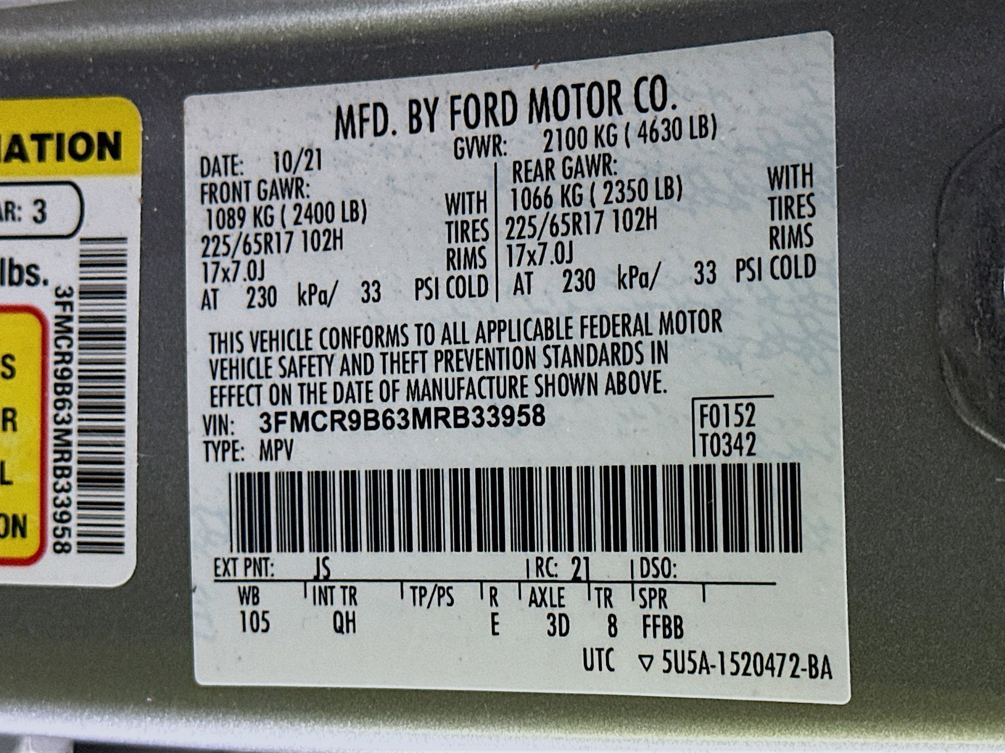 Used 2021 Ford Bronco Sport Big Bend image 12