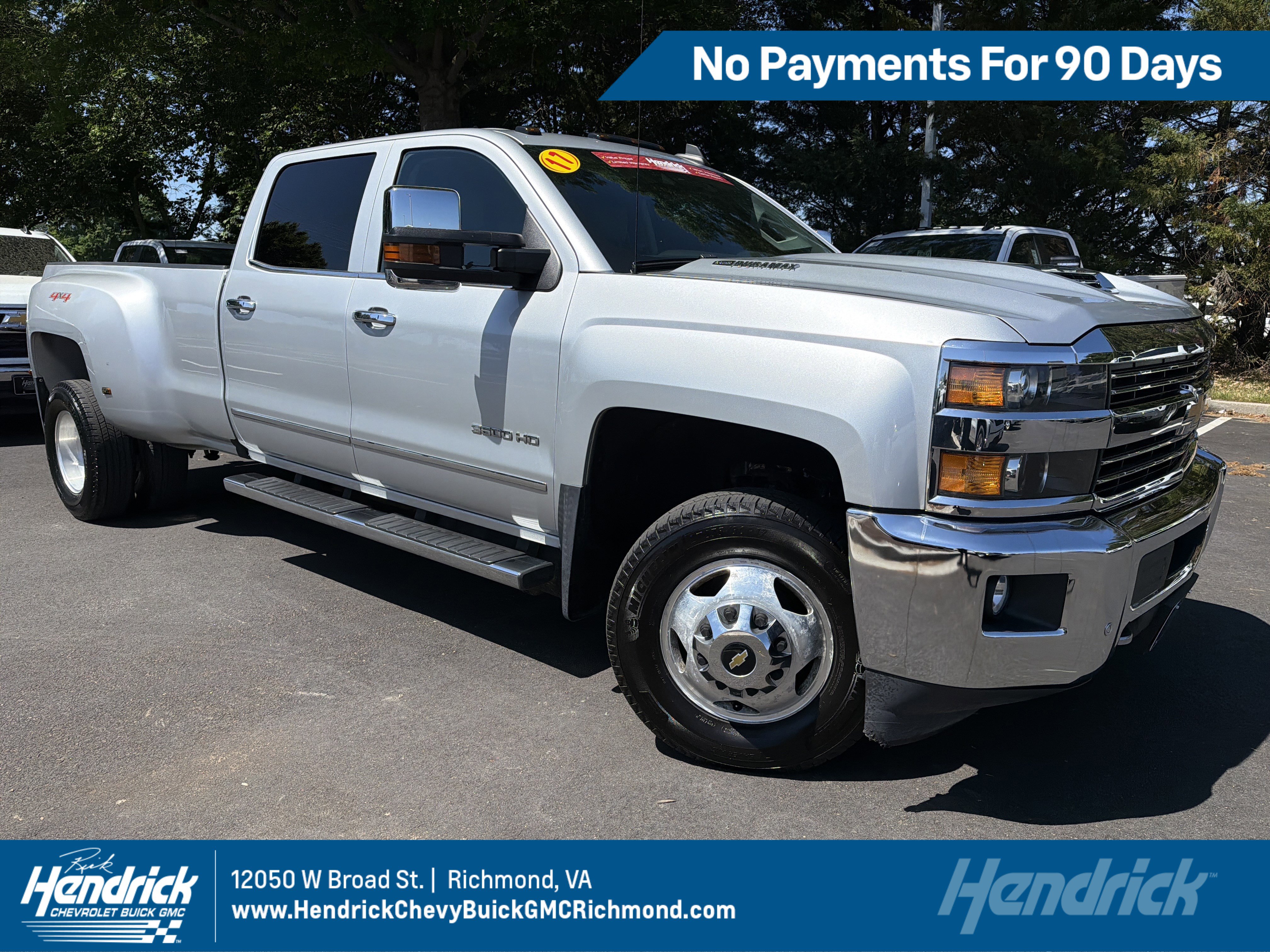 Used 2017 Chevrolet Silverado 3500 LTZ w/ Duramax Plus Package AWD/4WD image 1