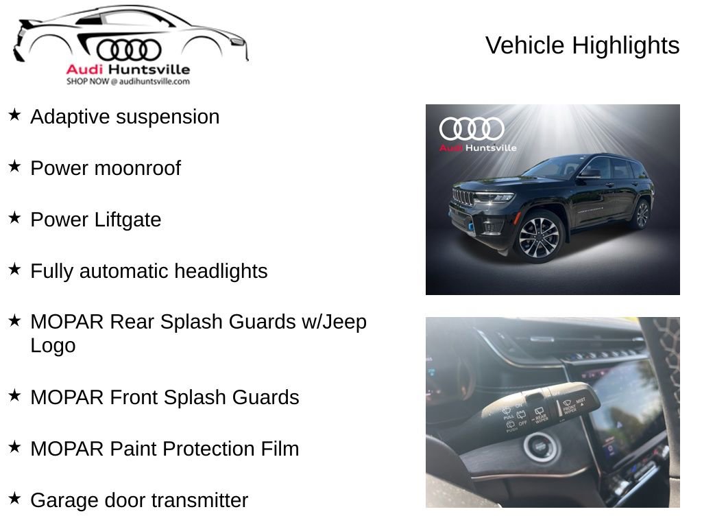 Used 2022 Jeep Grand Cherokee Overland w/ MOPAR Finishing Package image 12