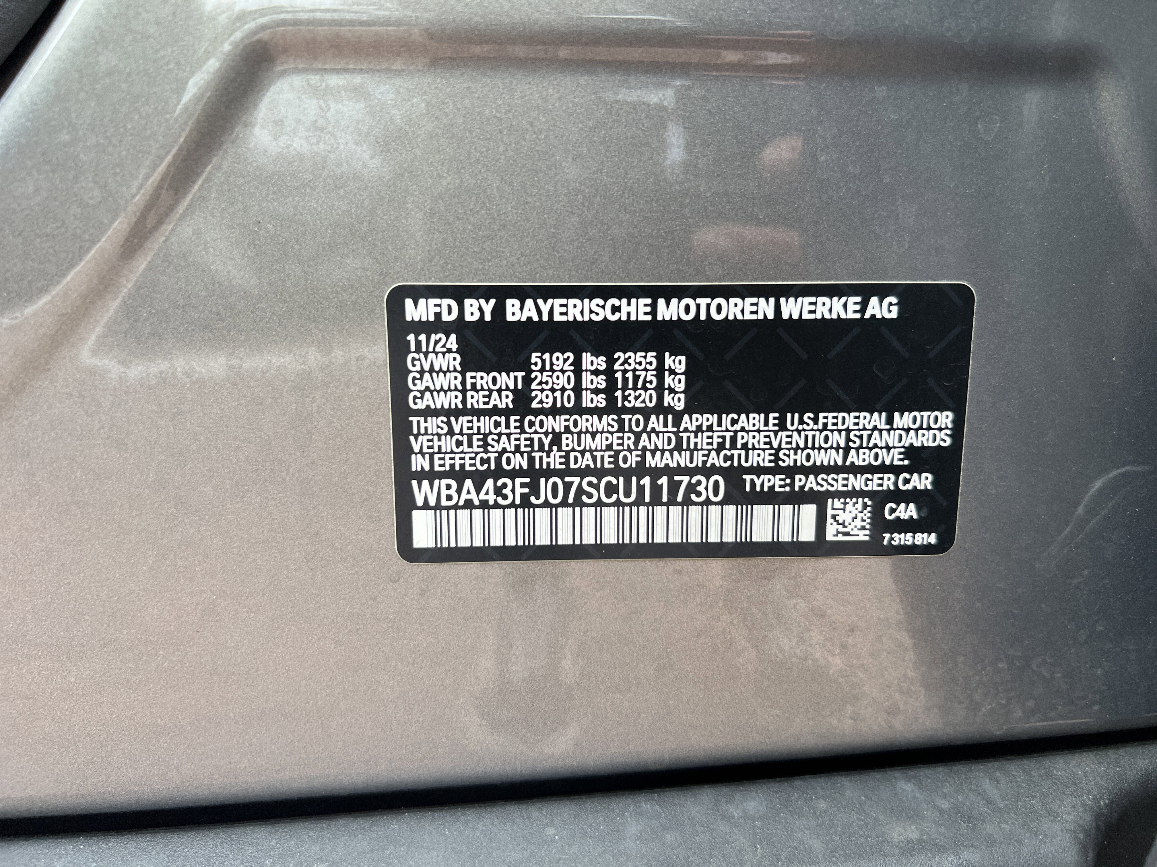 Certified 2025 BMW 530i RWD image 35