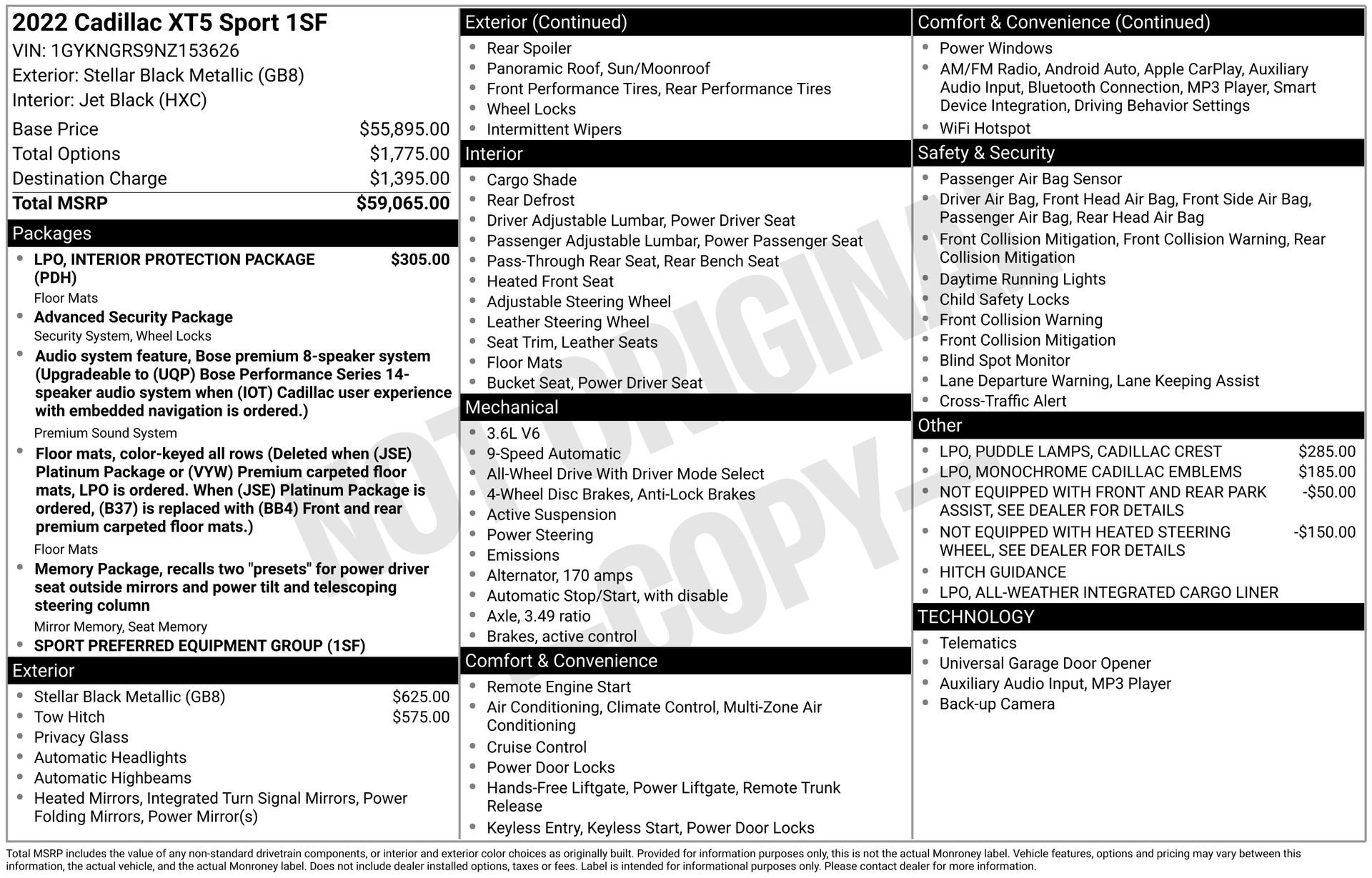 Certified 2022 Cadillac XT5 Sportv AWD/4WD image 3
