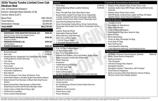 New 2026 Toyota Tundra Limited image 7