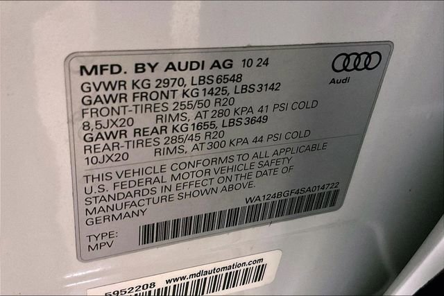 Used 2025 Audi Q6 e-tron Premium Plus w/ Premium Plus image 35