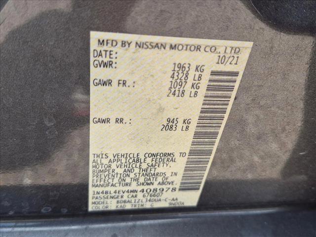 Used 2021 Nissan Altima 2.5 SL FWD image 15