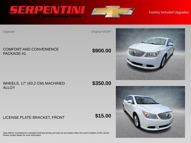 Used 2011 Buick LaCrosse CX FWD image 4