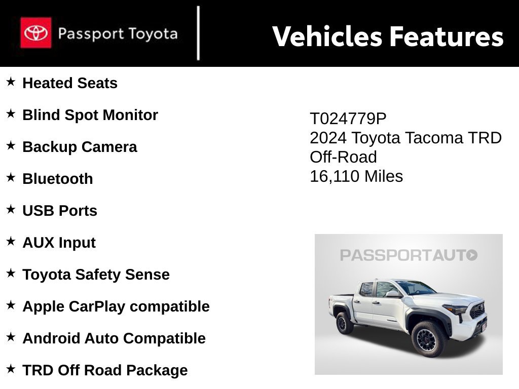 Used 2024 Toyota Tacoma TRD Off-Road AWD/4WD image 10