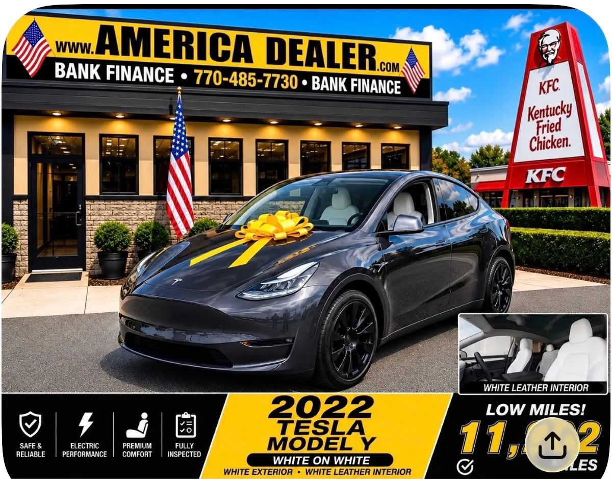 Used 2022 Tesla Model Y Long Range AWD/4WD image 1