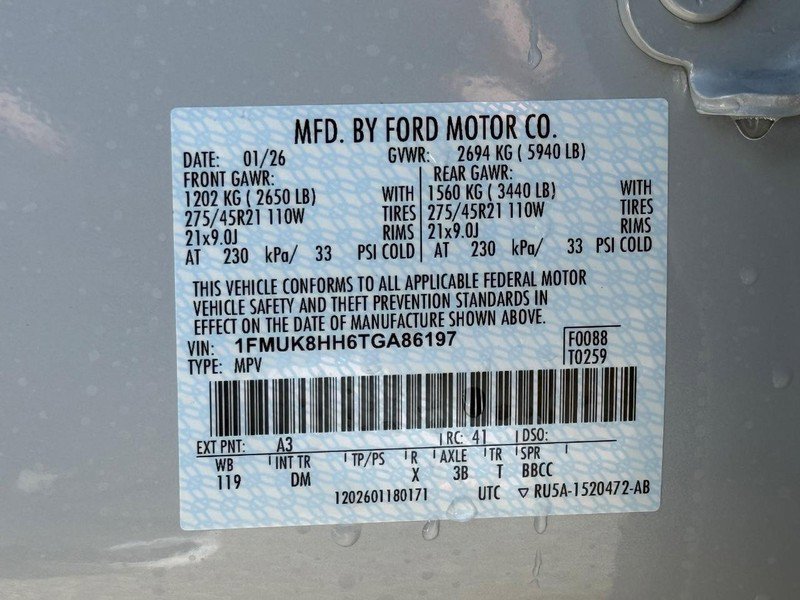 New 2026 Ford Explorer Platinum image 27