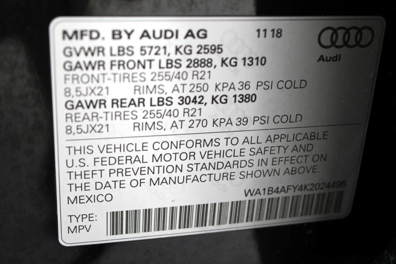 Used 2019 Audi SQ5 Premium Plus w/ Premium Plus Package image 91