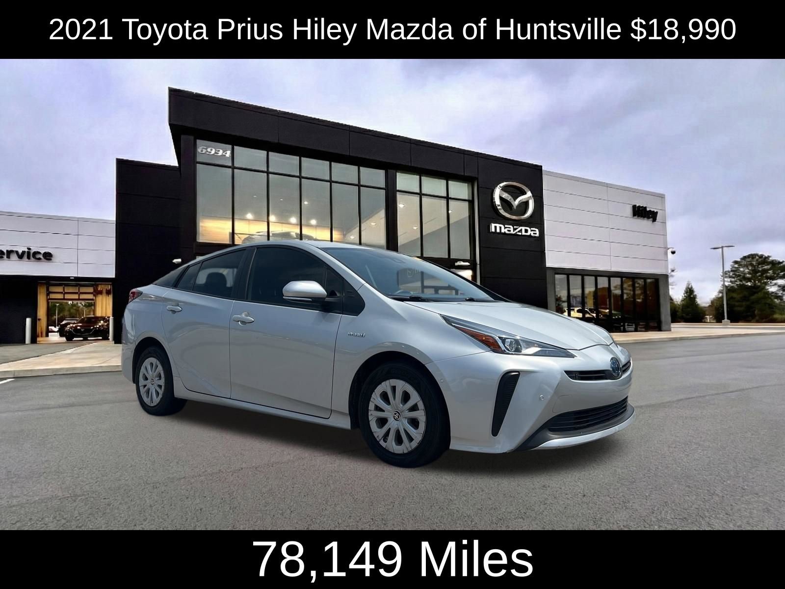 Used 2021 Toyota Prius LE FWD image 1