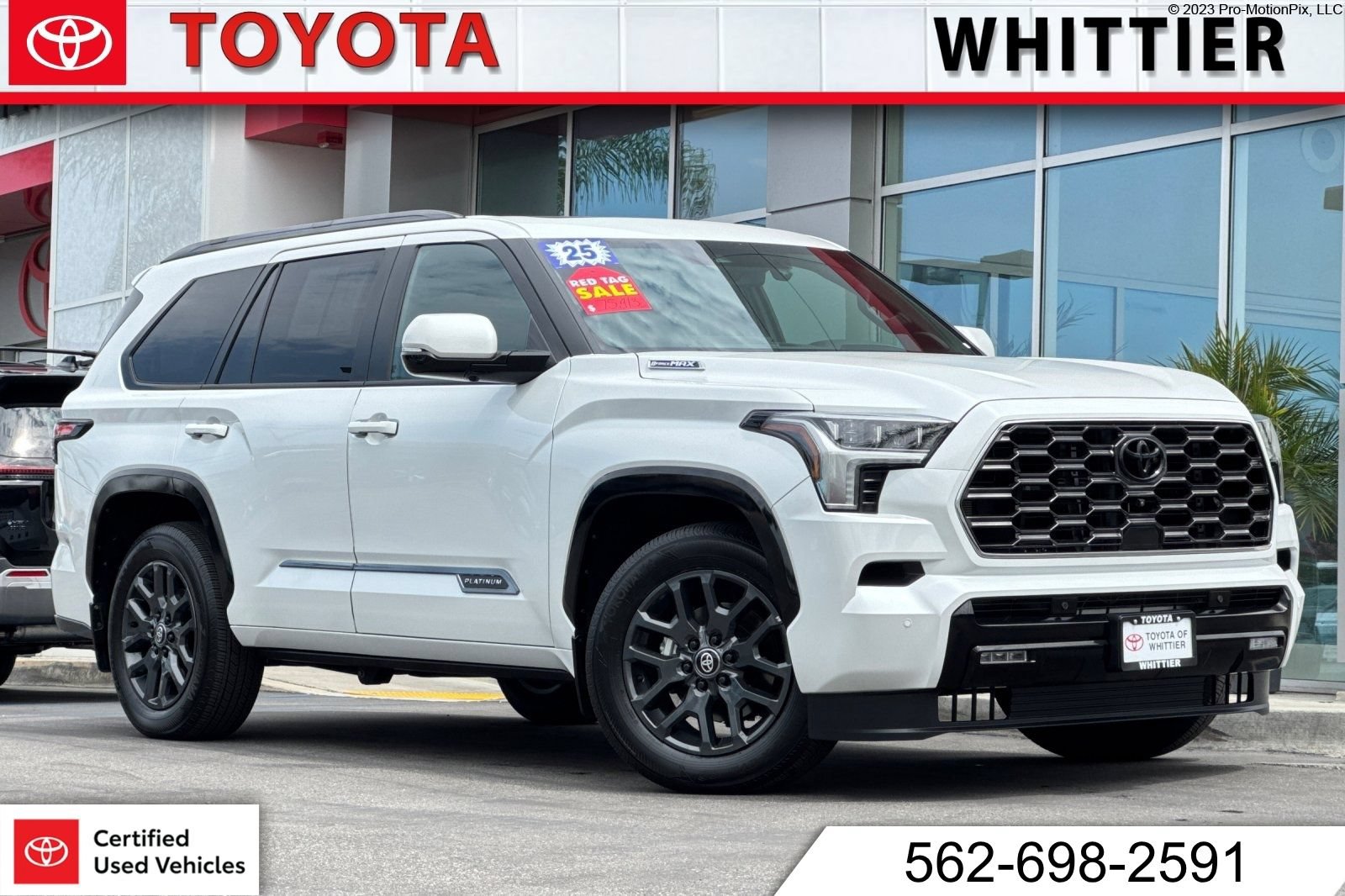 Certified 2025 Toyota Sequoia Platinum w/ Tow Technology Package AWD/4WD image 1