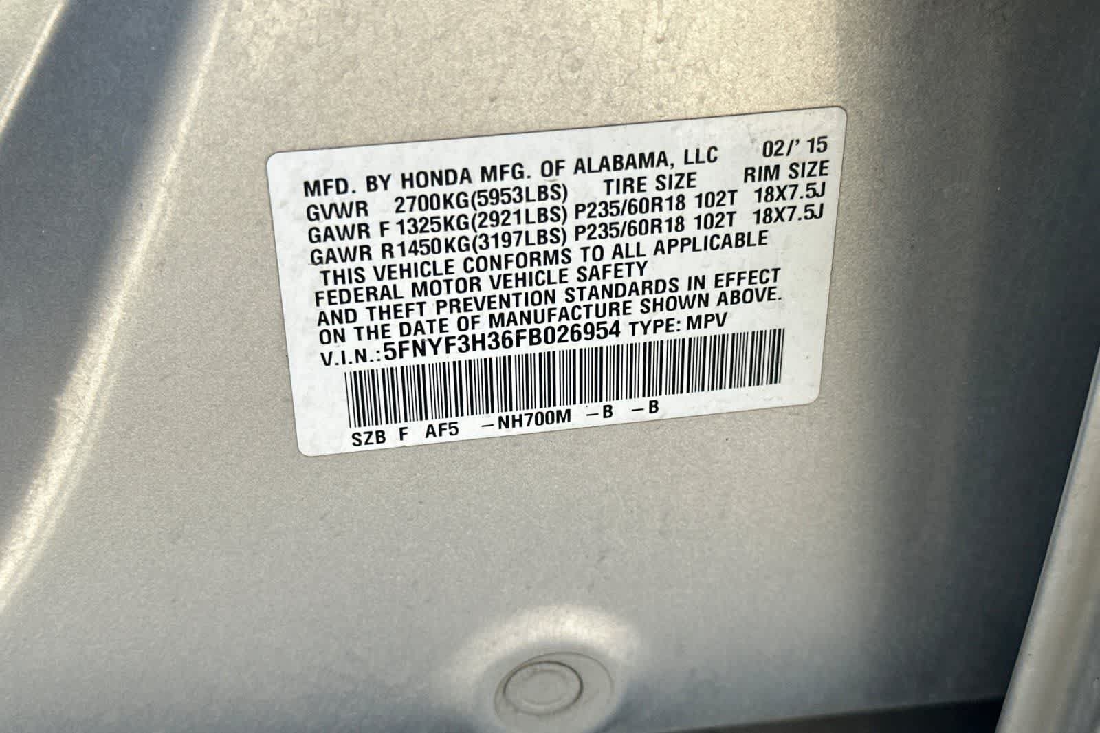 Used 2015 Honda Pilot SE image 30