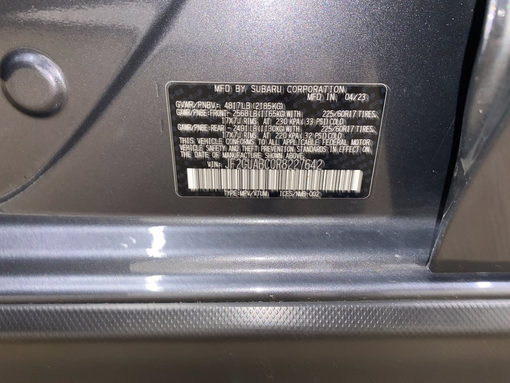 Certified 2024 Subaru Crosstrek 2.0i AWD/4WD image 27