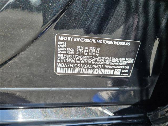 Used 2019 BMW 750i w/ M Sport Package RWD image 25