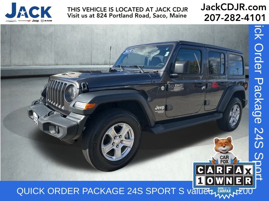 Used 2019 Jeep Wrangler Unlimited Sport S