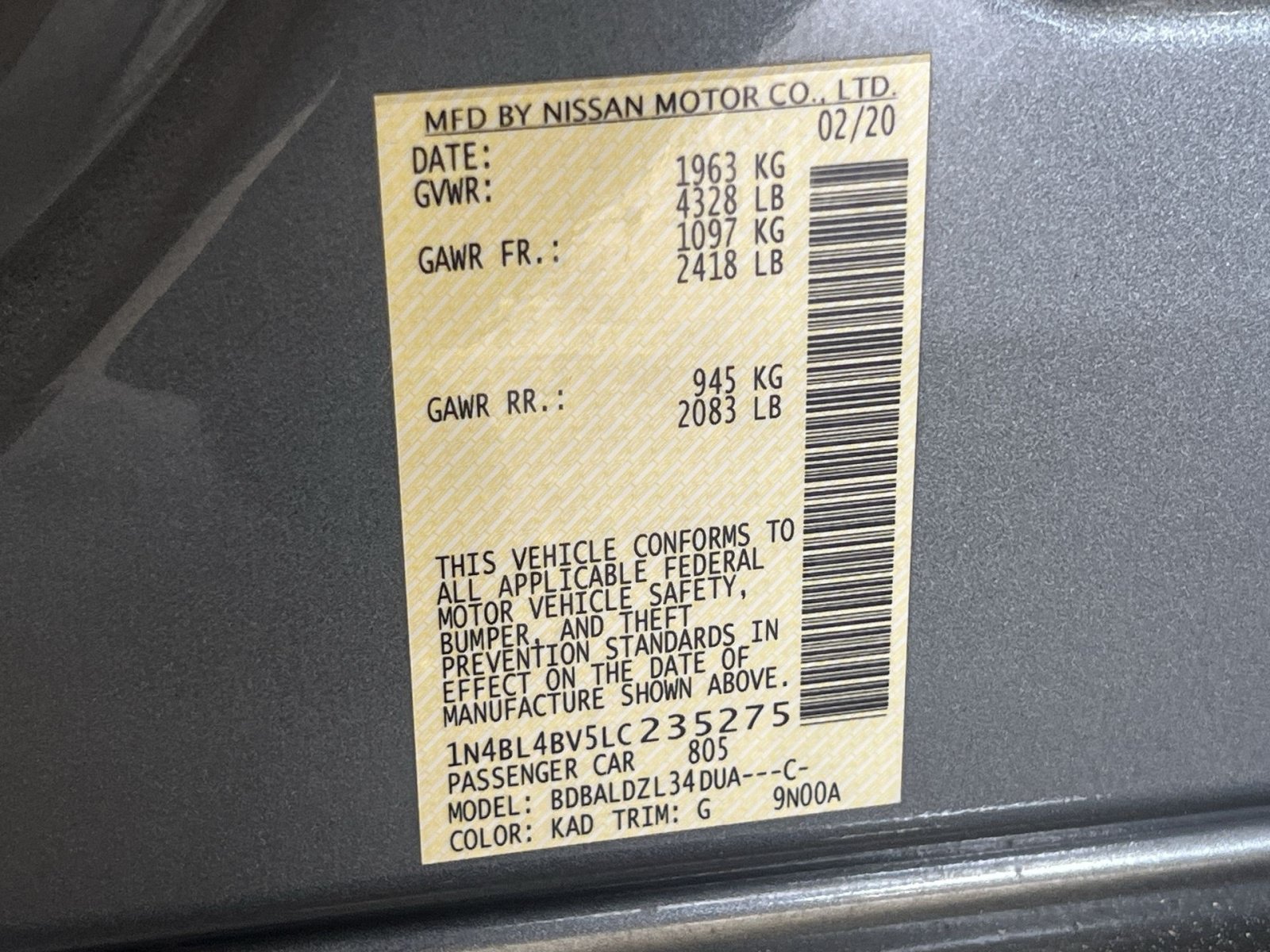 Used 2020 Nissan Altima 2.5 S FWD image 39