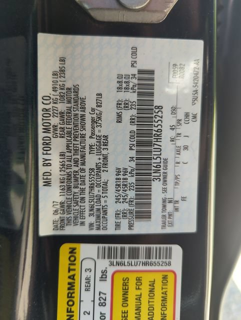 Used 2017 Lincoln MKZ Select w/ Select Plus Package FWD image 37