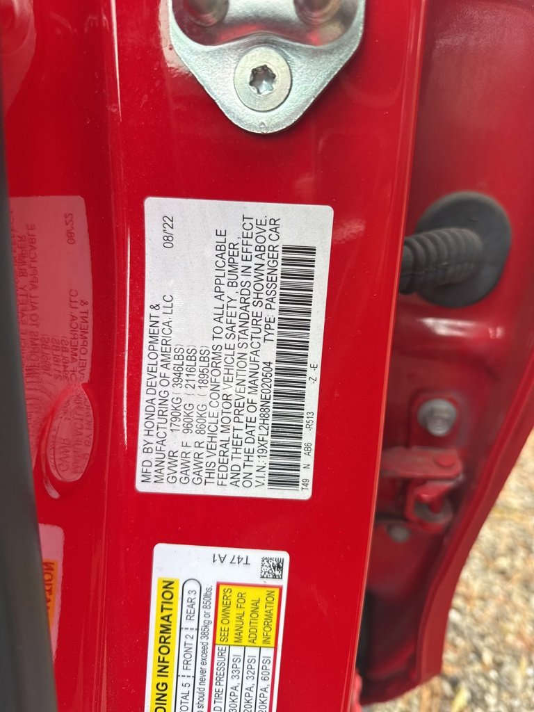 Used 2022 Honda Civic Sport image 13