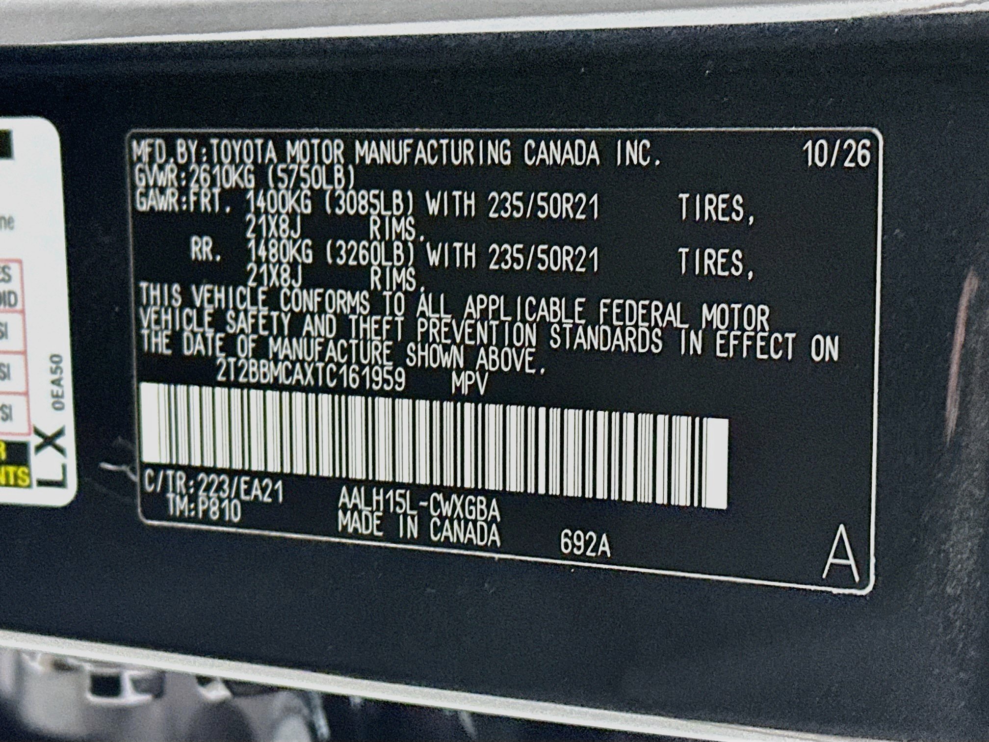 New 2026 Lexus RX 350h w/ Convenience Package AWD/4WD image 31