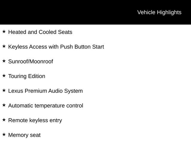 Used 2012 Lexus ES 350 w/ Preferred Accessory Pkg