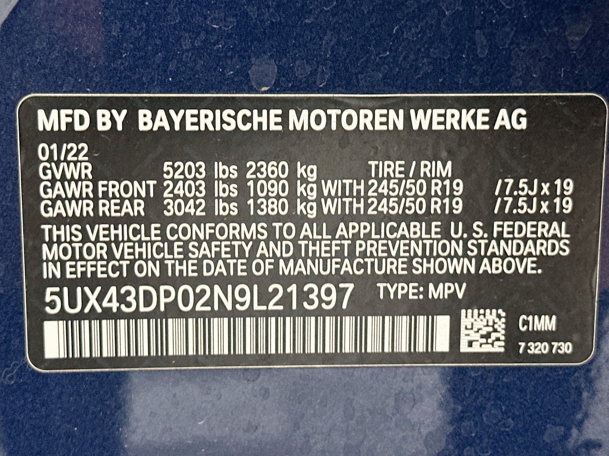 Used 2022 BMW X3 sDrive30i w/ Premium Package 2 RWD image 12