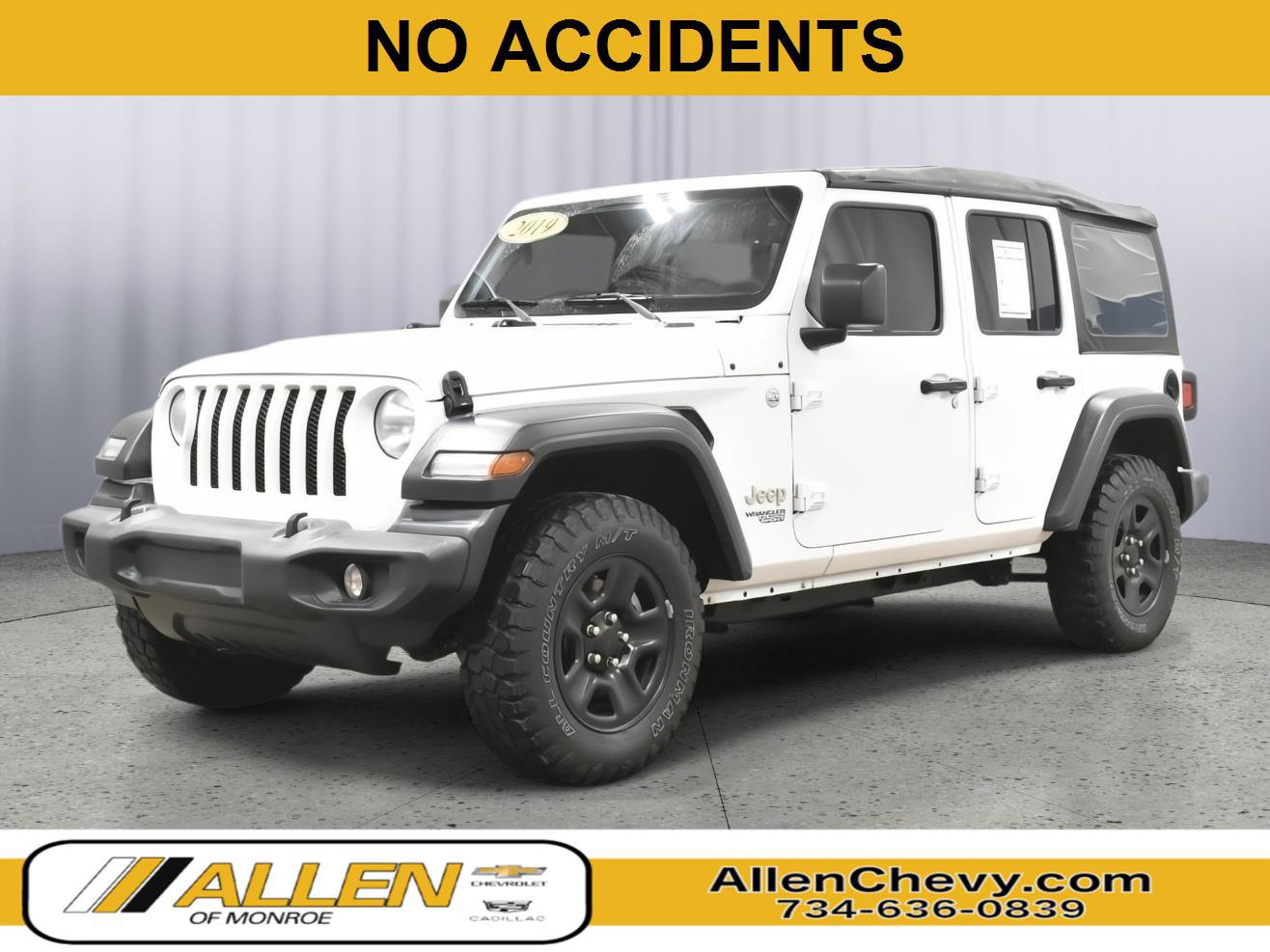 Used 2019 Jeep Wrangler Unlimited Sport AWD/4WD image 1