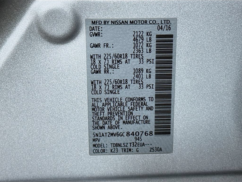 Used 2016 Nissan Rogue SL w/ SL Premium Package AWD/4WD image 40