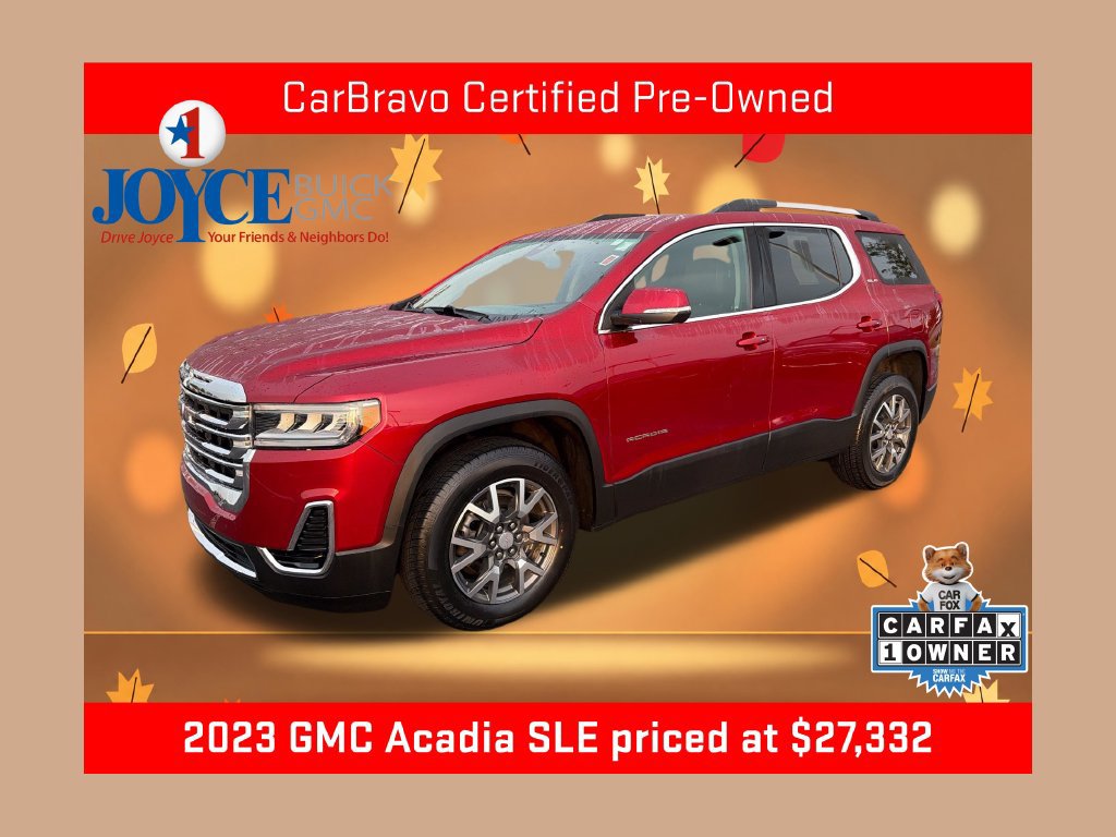 Certified 2023 GMC Acadia SLE w/ Driver Convenience Package