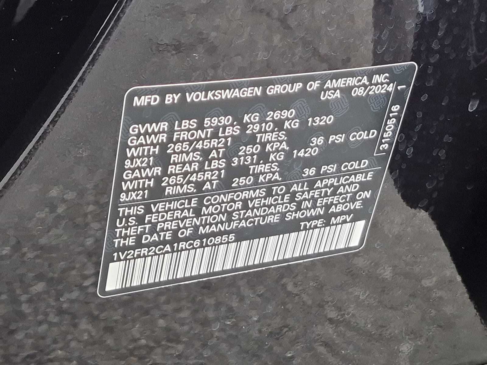 Used 2024 Volkswagen Atlas SEL Premium R-Line AWD/4WD image 40