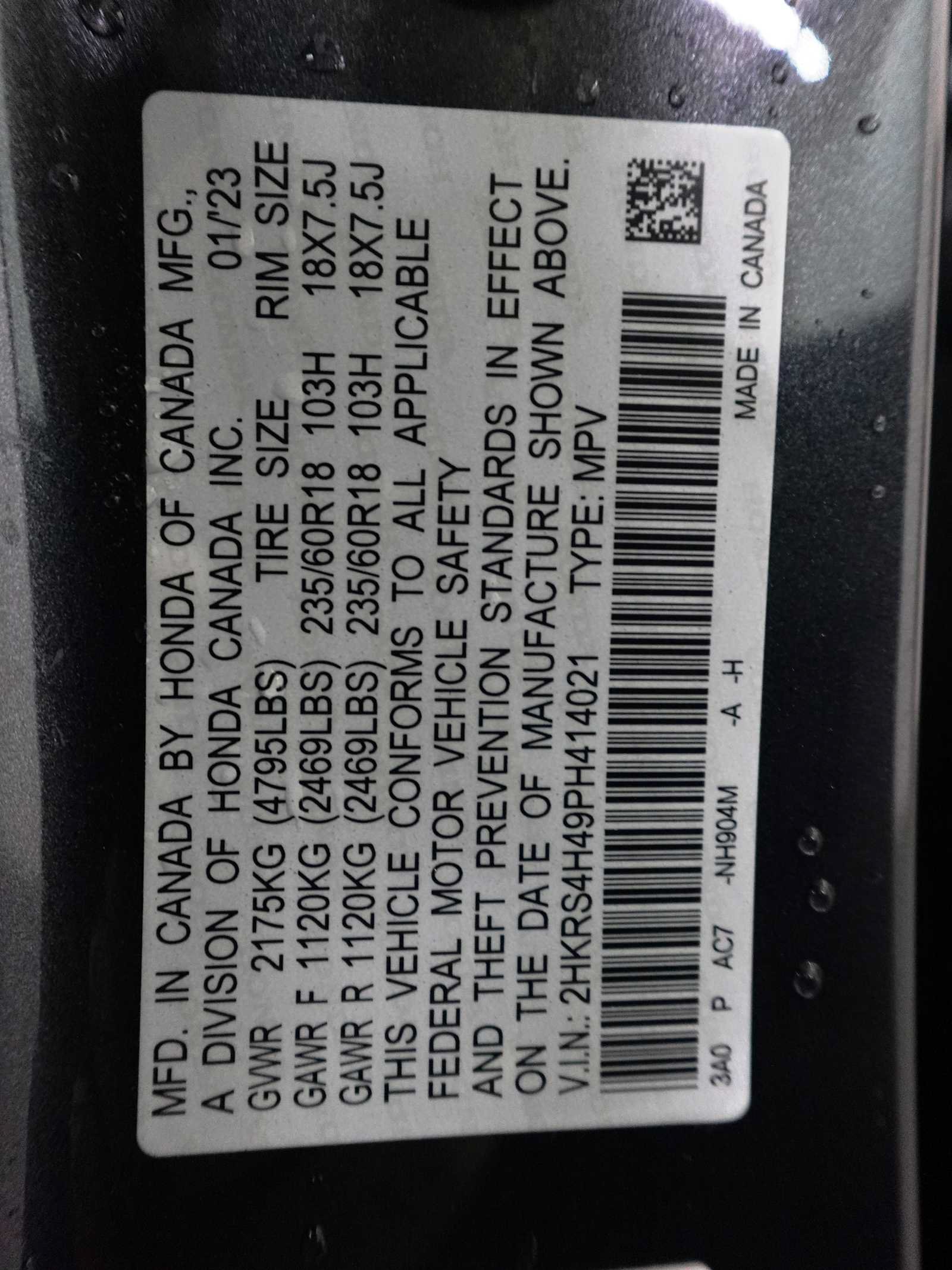 Used 2023 Honda CR-V EX image 30