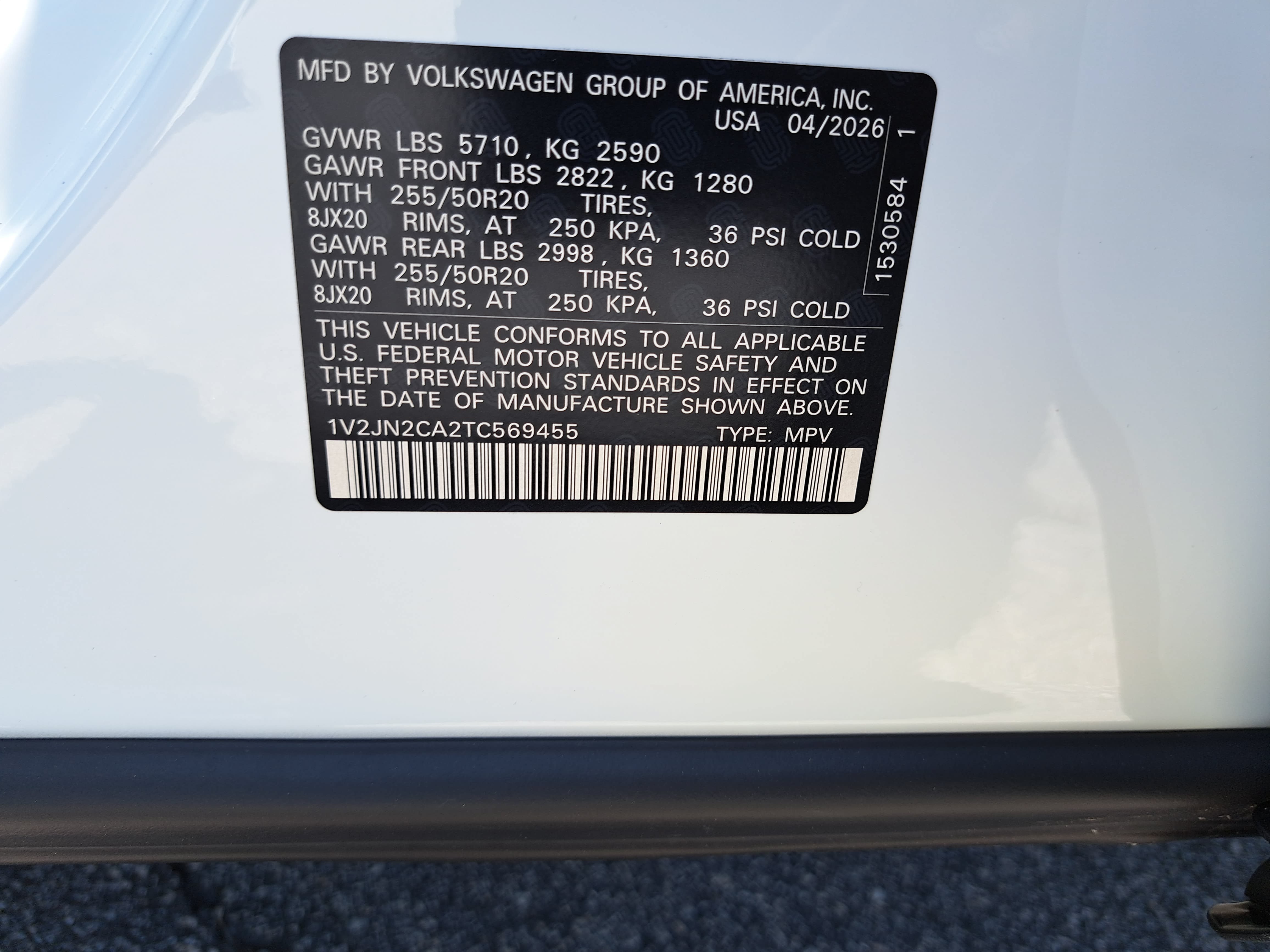 New 2026 Volkswagen Atlas SE FWD image 34