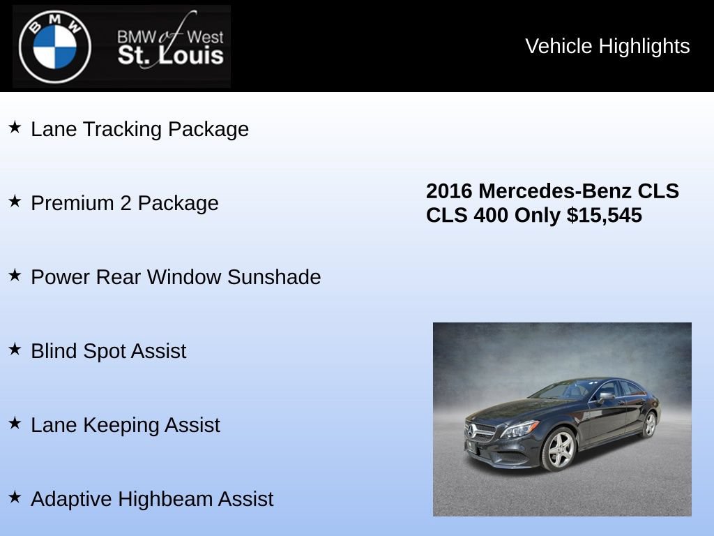 Used 2016 Mercedes-Benz CLS 400 4MATIC image 7