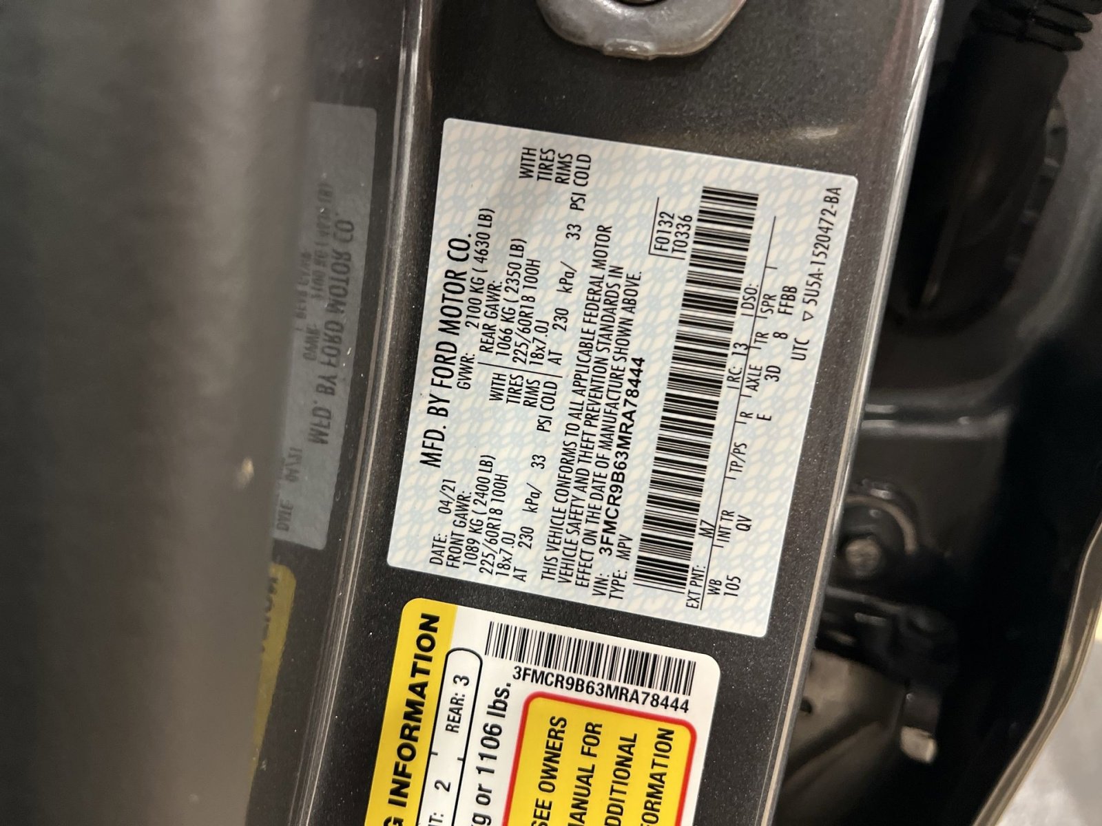 Used 2021 Ford Bronco Sport Big Bend image 28