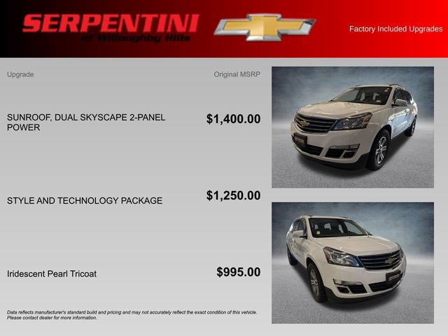 Used 2017 Chevrolet Traverse LT w/ Style and Technology Package AWD/4WD image 4