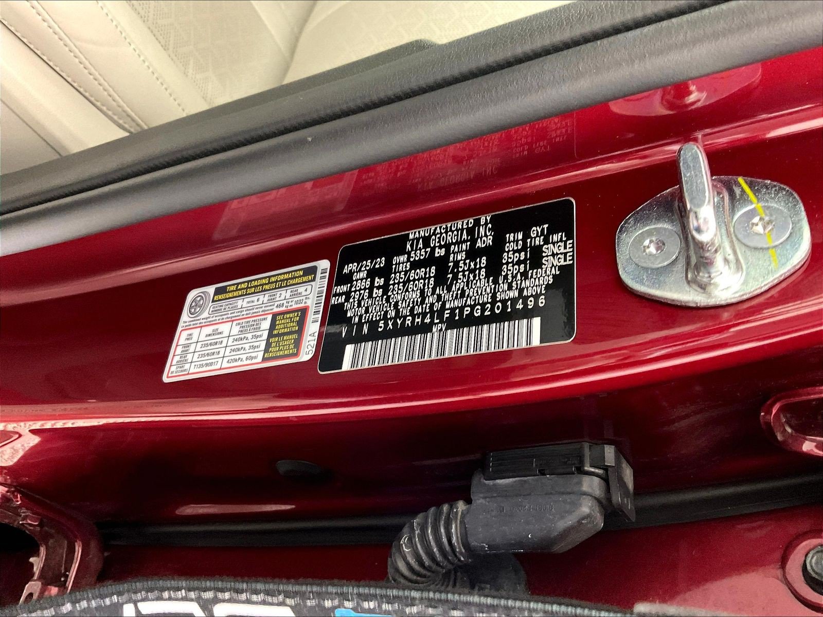 Used 2023 Kia Sorento EX w/ Panoramic Sunroof Package FWD image 19