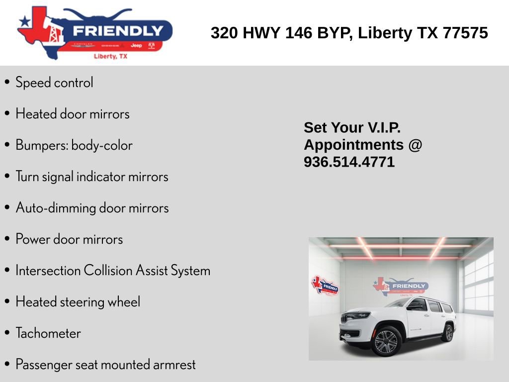 Used 2024 Jeep Wagoneer Series II w/ Flexible Seating Group image 25