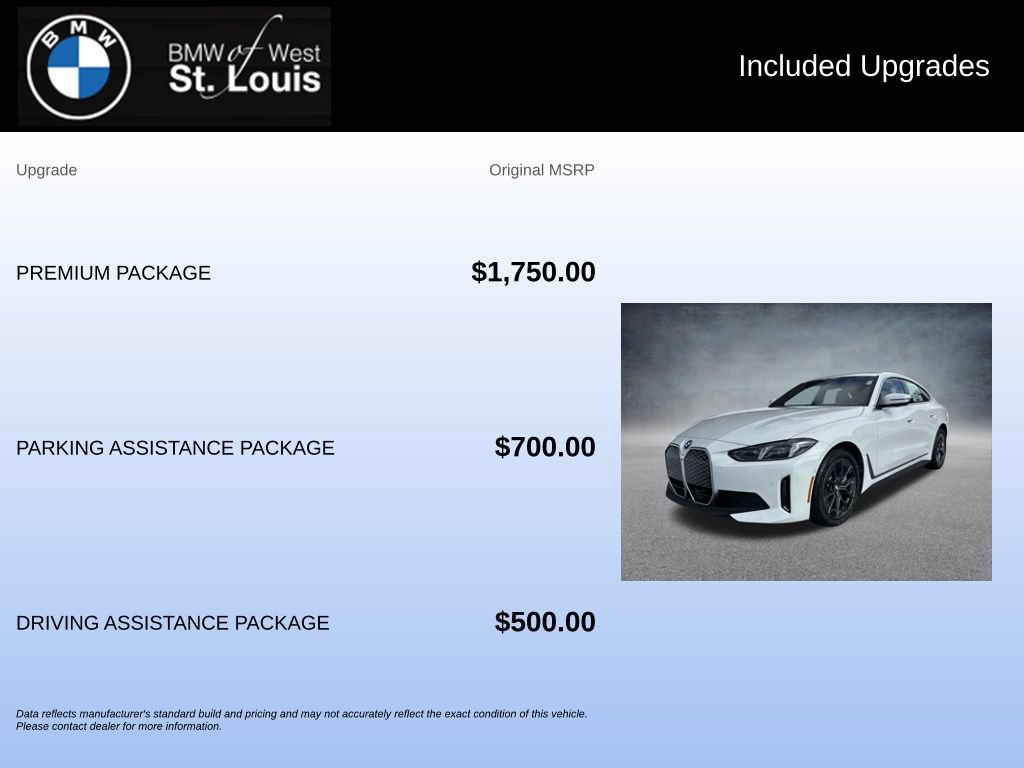 Used 2025 BMW i4 xDrive40i w/ Premium Package AWD/4WD image 20