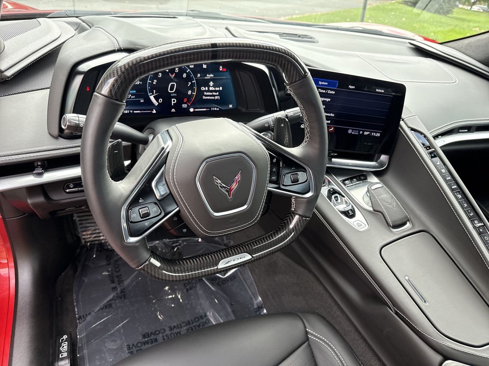 Used 2023 Chevrolet Corvette Z06 w/ Chrome Exterior Badge Package RWD image 16