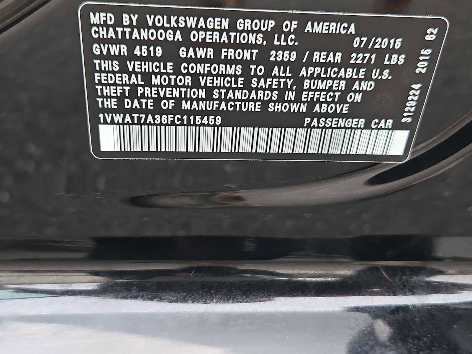 Used 2015 Volkswagen Passat 1.8T Limited Edition image 31