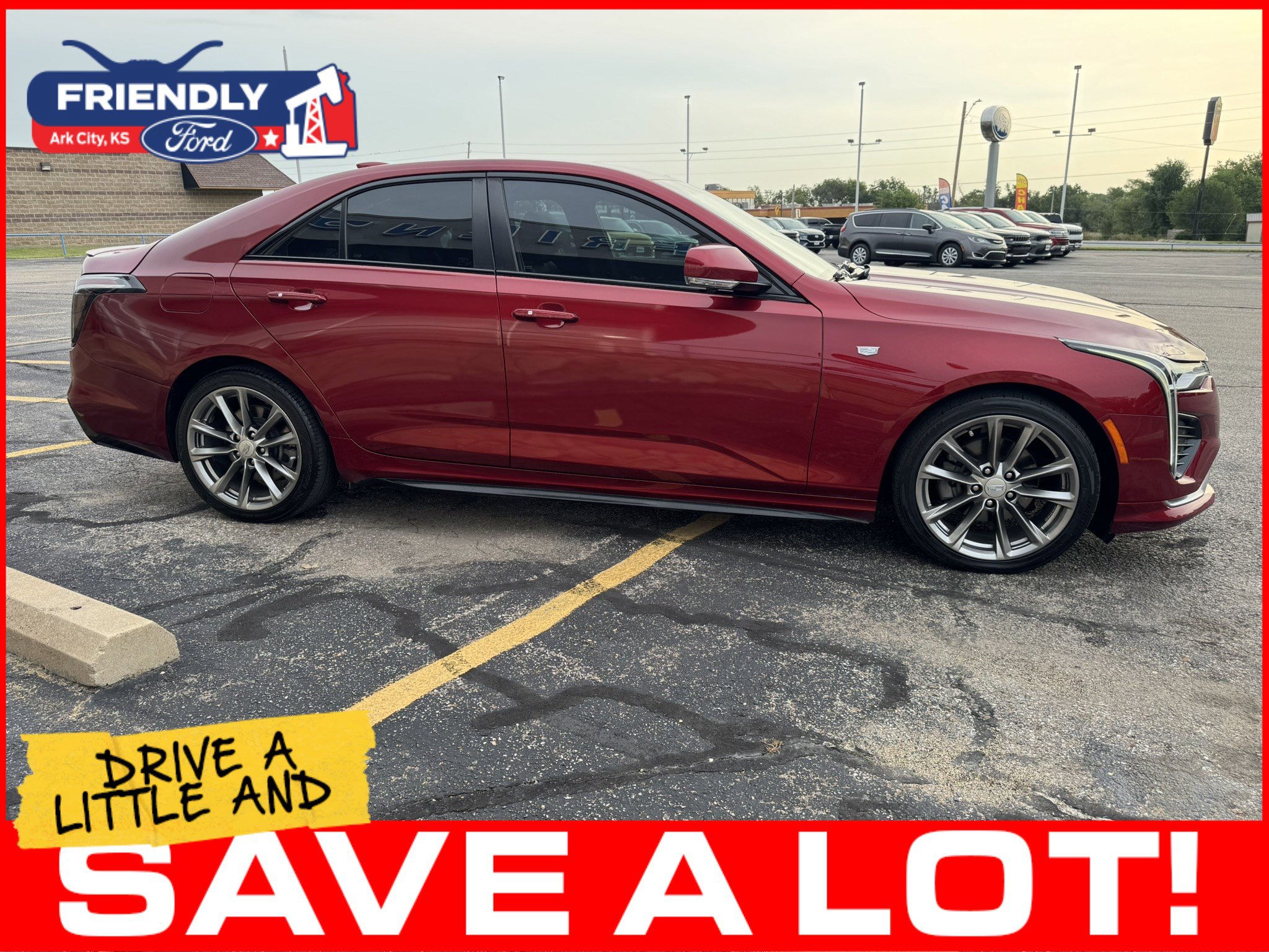 Used 2021 Cadillac CT4 Sport w/ Driver Awareness Plus Package RWD image 6