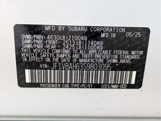 New 2025 Subaru WRX Premium w/ Accessory Package #2 image 18